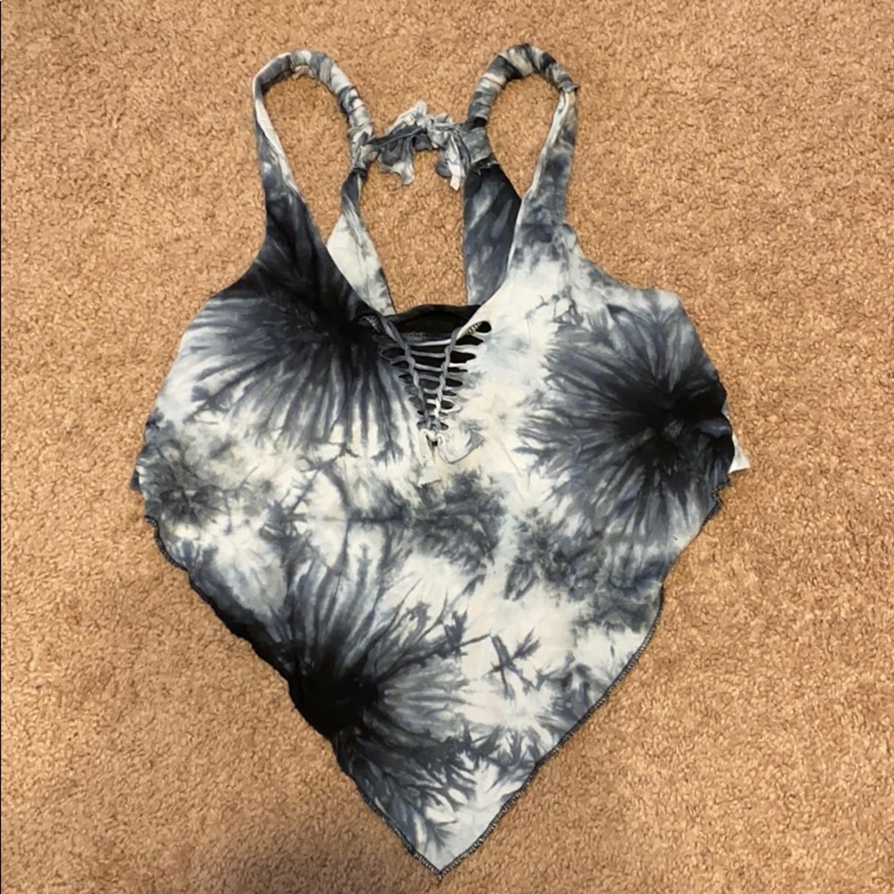 Tye-dye crop top
